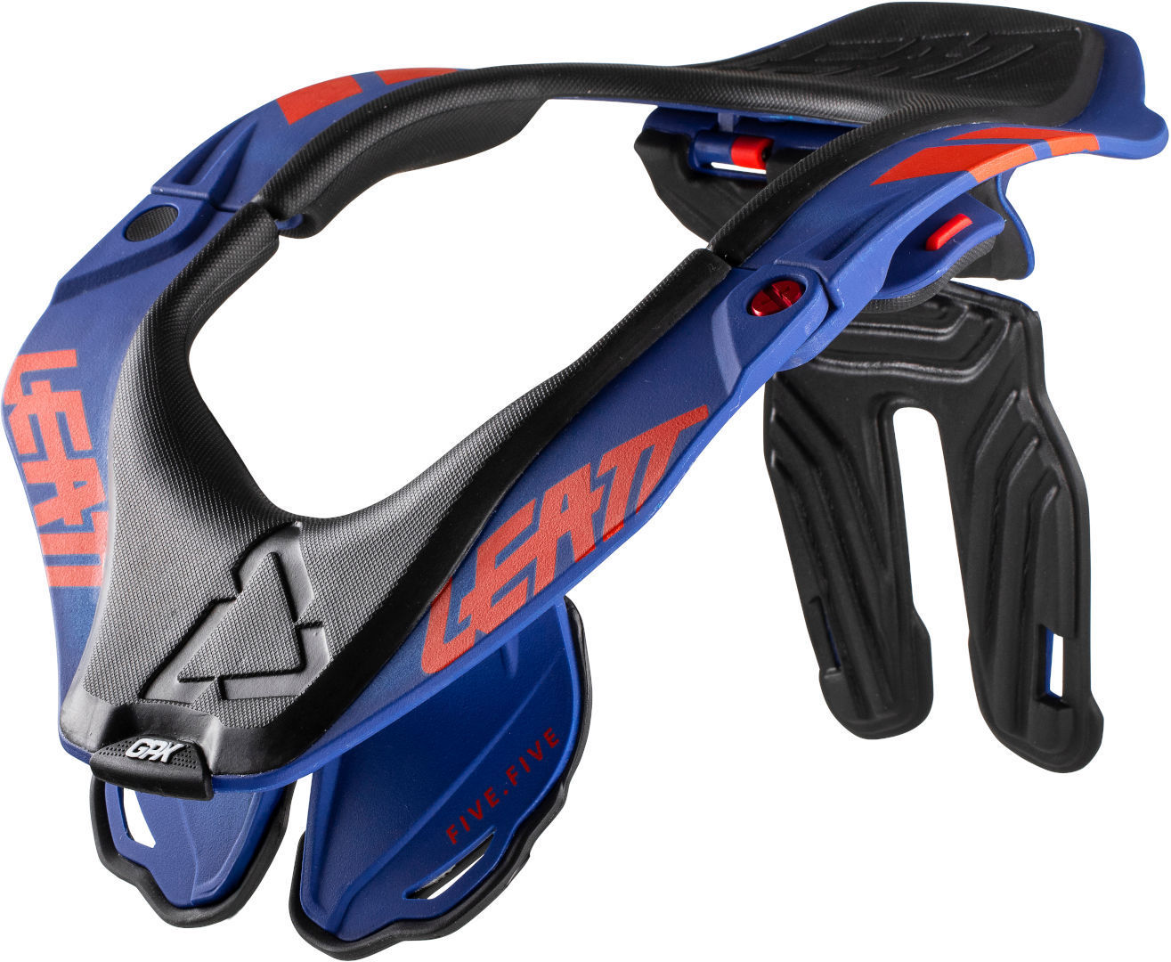 Leatt GPX 5.5 Junior Kids Neck Brace, red-blue, red-blue, Size One Size