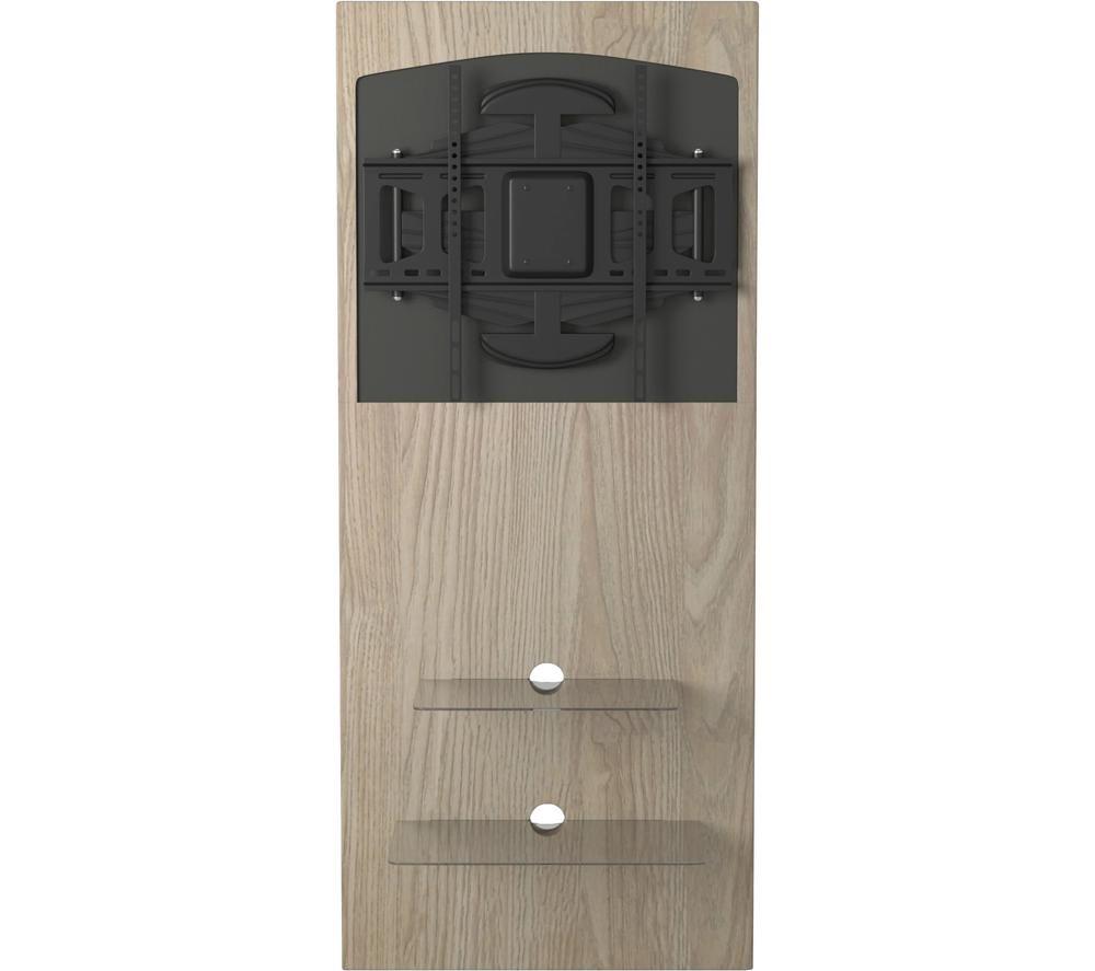 ALPHASON Mercury 600 mm TV Stand with Bracket - Light Oak, Brown