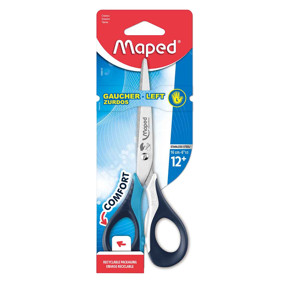 Maped Sensoft 16cm Left Handed Scissors