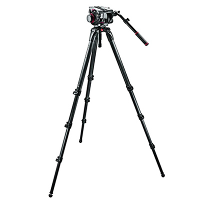 509 fluid video head & 536 CF single leg tripod