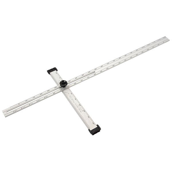  Folding Drywall Tee Square - silver