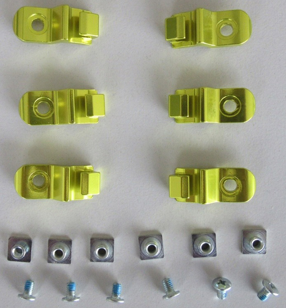 Scott 550 Motocross Buckle Hook Set, green, green, Size One Size