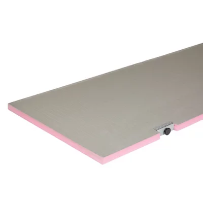 Qboard Pink Right-Handed Bath Panel (H)85Cm (W)60Cm