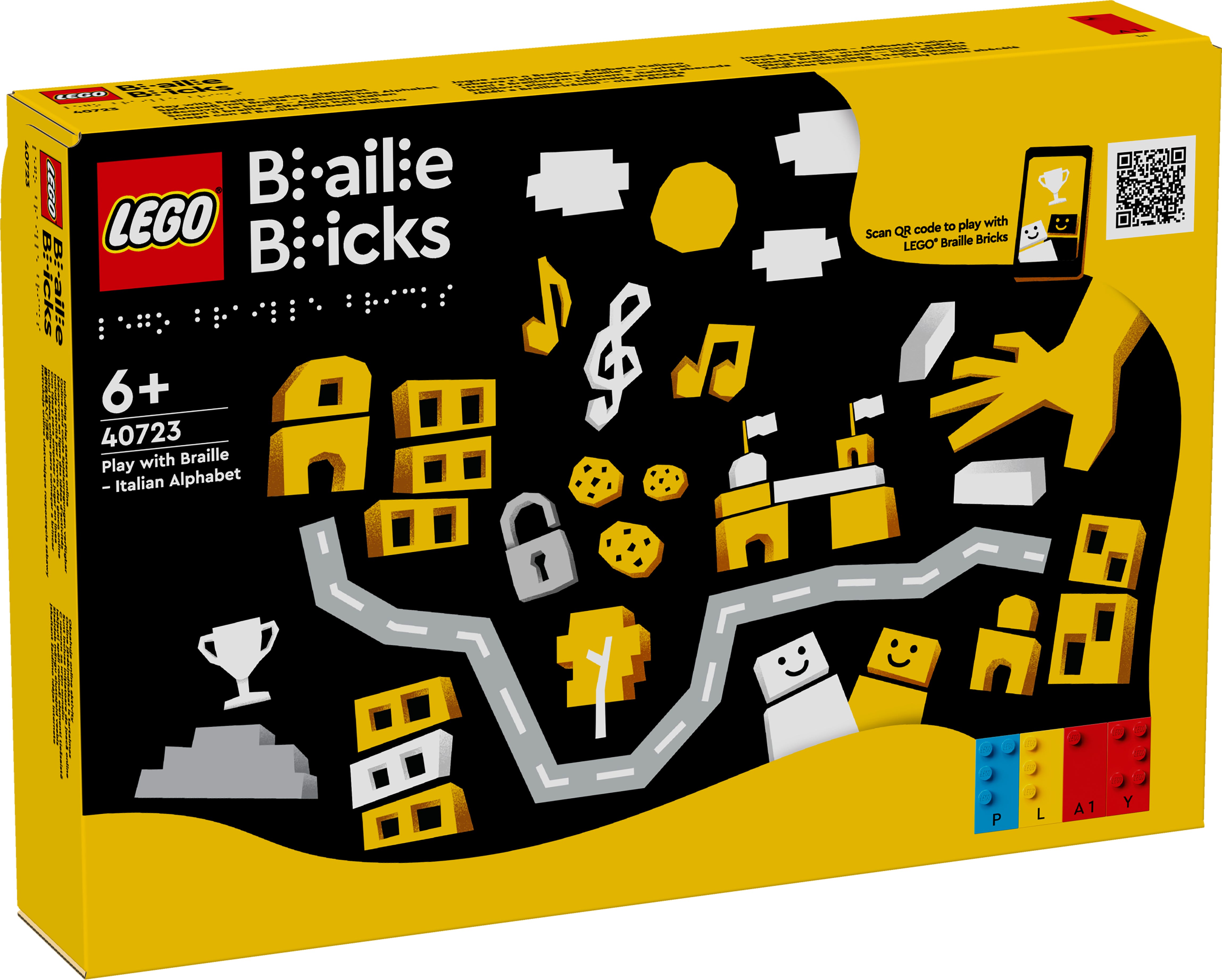 Lego Play with Braille - Italian Alphabet