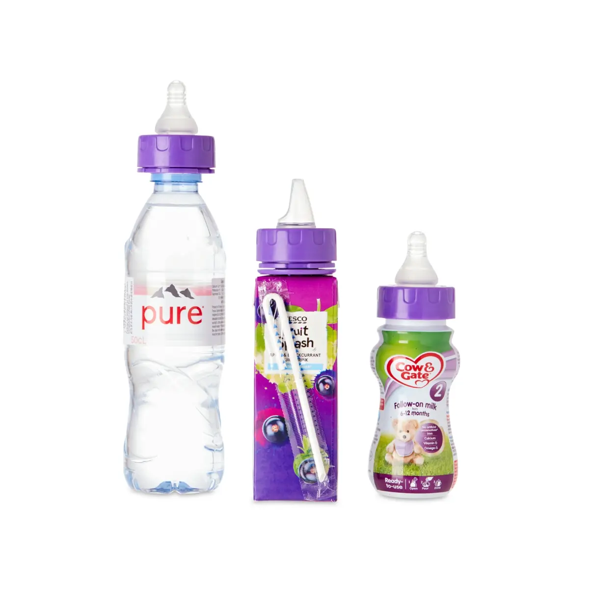 Itsy Guzzler 3-in-1 Drinks Adapter Sippy Cup