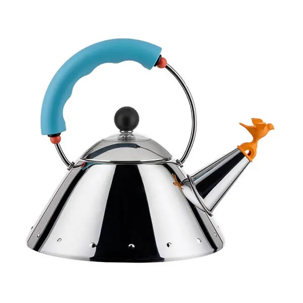 Alessi 1 Litre Kettle Light Blue