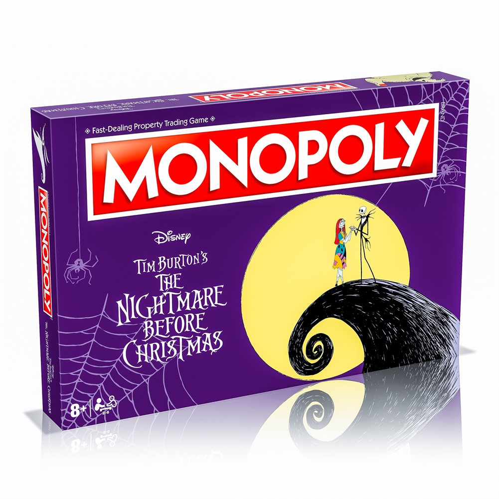 Classic Film Monopoly Board Games (Nightmare Before Christmas)