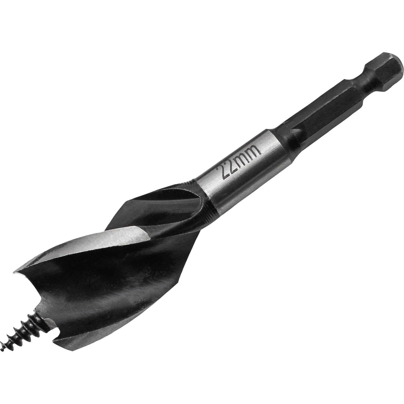  Tri-Point Speed Stubby Auger Drill Bits 22mm 102mm Pack of 1