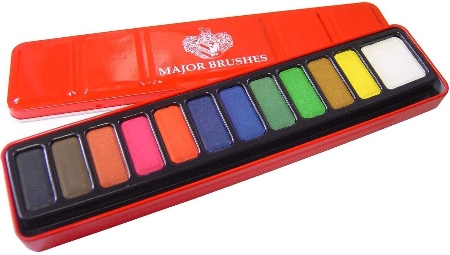 Major Brushes Watercolour Paint Tin (Pack of 2)