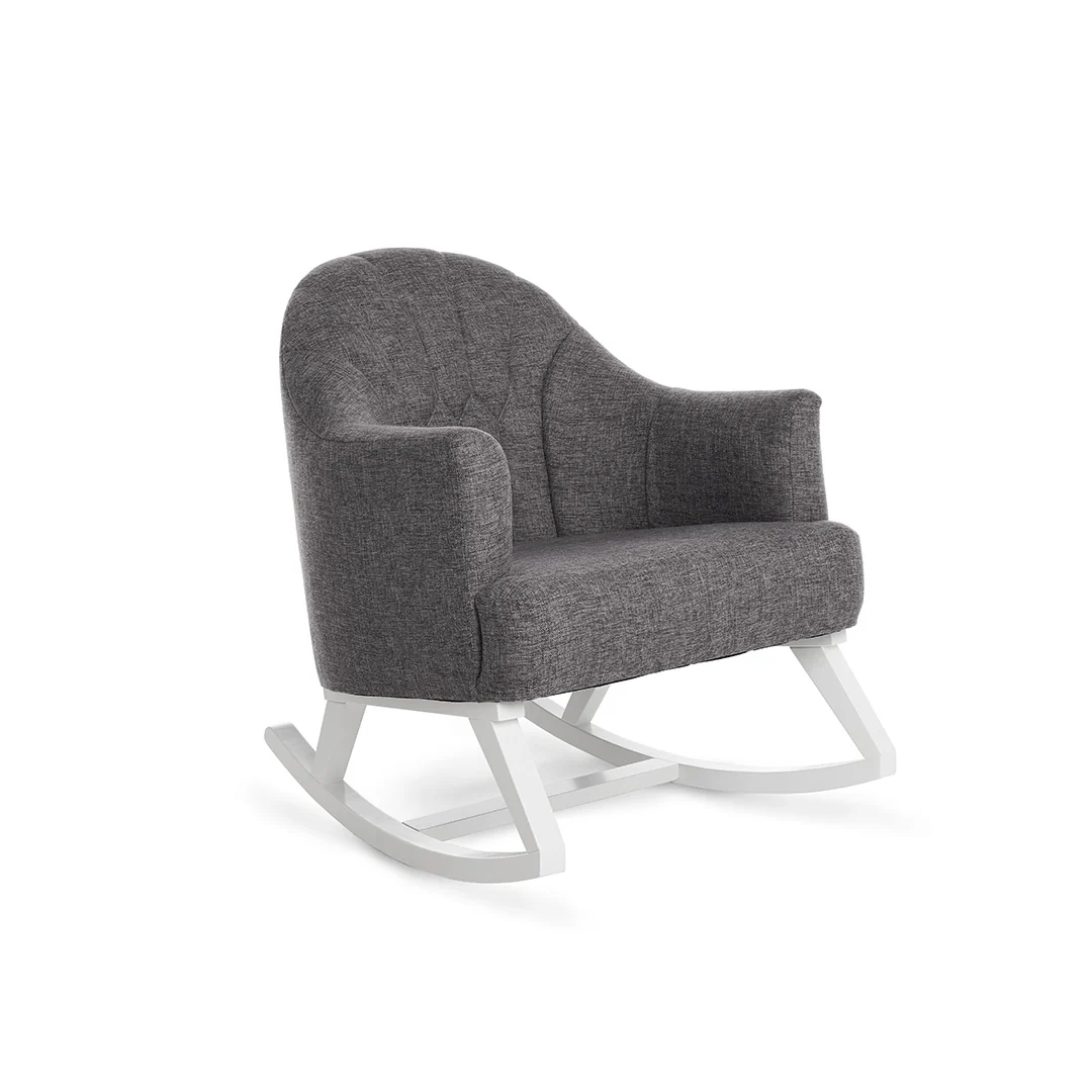 Obaby Round Back Rocking Chair, Grey