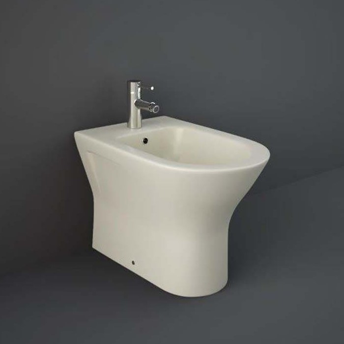 HudsonReed RAK Feeling - Matt Greige Modern Back to Wall Bidet