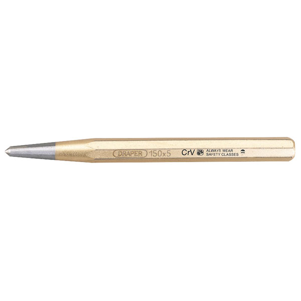 Draper Octagonal Centre Punch, 5 X 150mm 51778