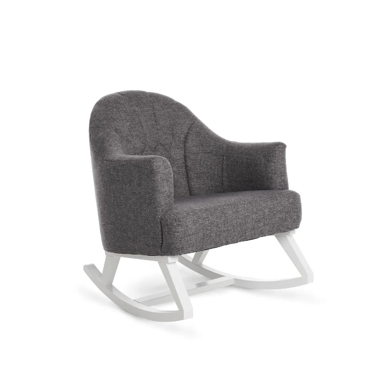 Obaby High Back Rocking Chair, Grey
