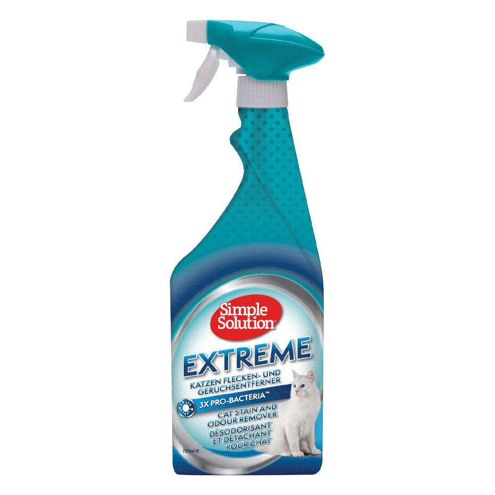 Simple Solution ® Cat Extreme Stain & Odour Remover - 750ml