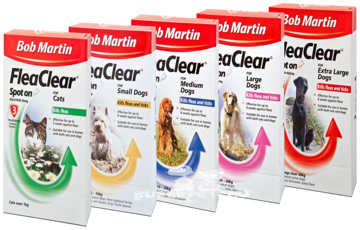 Bob Martin (Small Dog) Dog Flea &amp; Tick Fipronil Solution | Flea &amp; Tick Treatment For Dogs