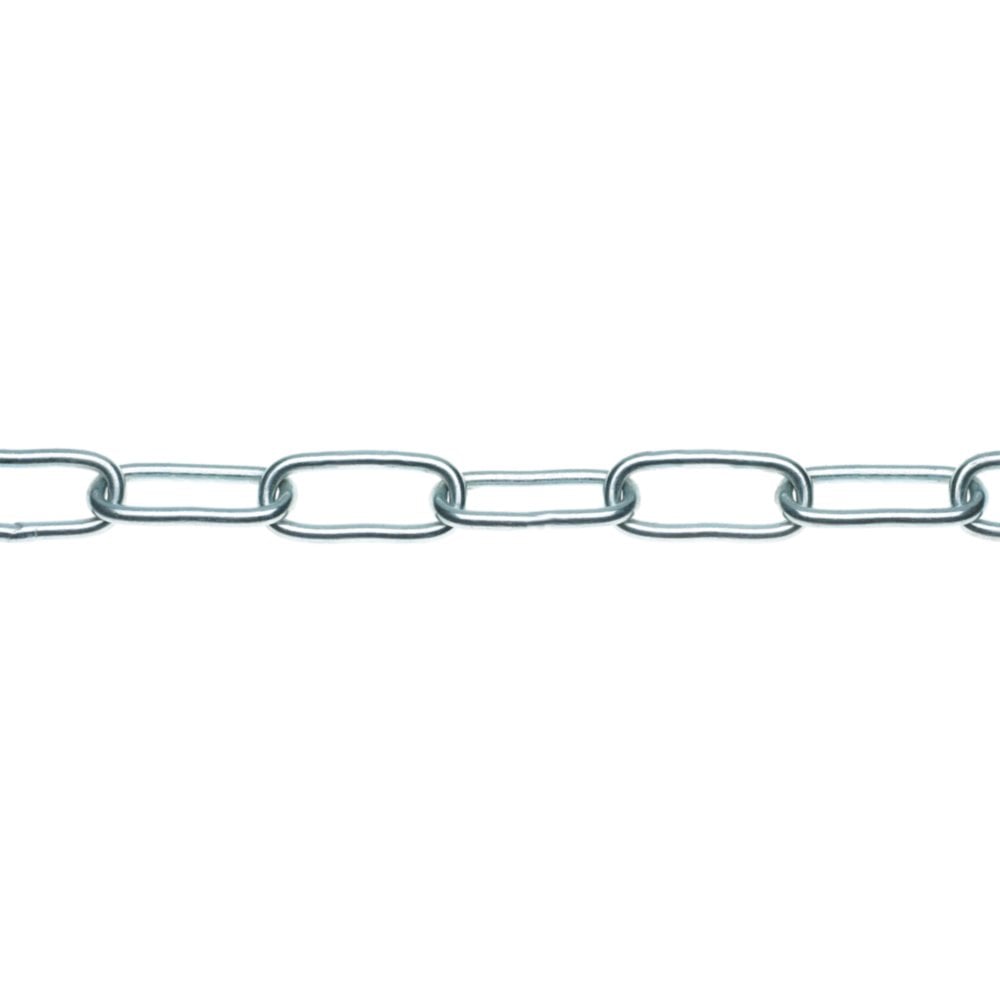 Eliza Tinsley 2.5mm Bright Zinc Plated (BZP) Long Link Welded Chain Re
