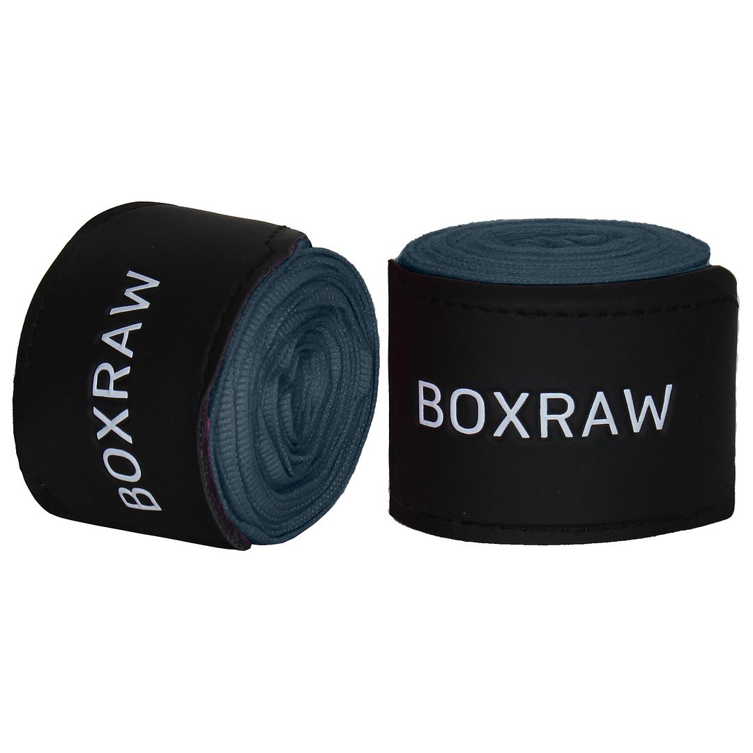 BOXRAW 3m Mens Grey Hand Wraps - One Size