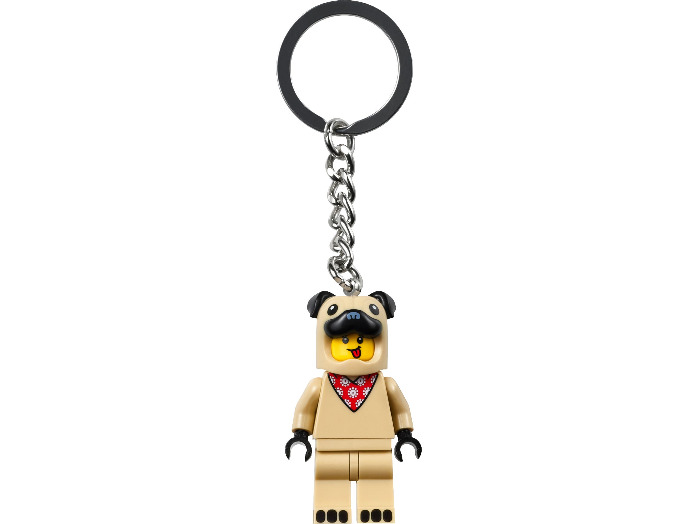 Lego 243403214976704314305325 French Bull Dog Guy Keyring