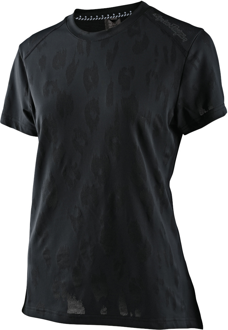 Troy Lee Designs Lilium Jacquard Maglia da bicicletta da donna a maniche corte, nero, dimensione L per donne