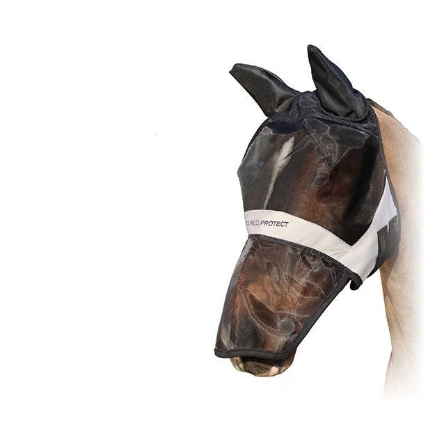 Hy Fly Masks | Hy Armoured Protect Full Fly Mask With Ears and Nose Size Pony