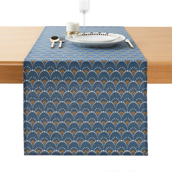 La Redoute Collection Mina Patterned Table Runner with Anti-Stain Treatment by La Redoute