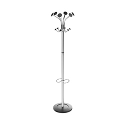 Alba Coat Stand PMCLAS 38 x 350 x 1790mm Chrome