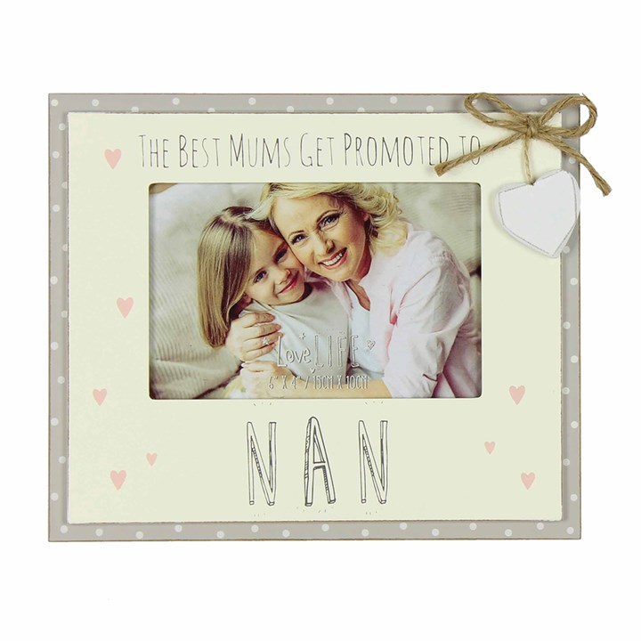 Grandparents Promoted To Nan Photo Frame