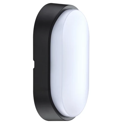 Luceco Fixed Black & White Mains-Powered (Wired) Led Outdoor Wall Light 700Lm