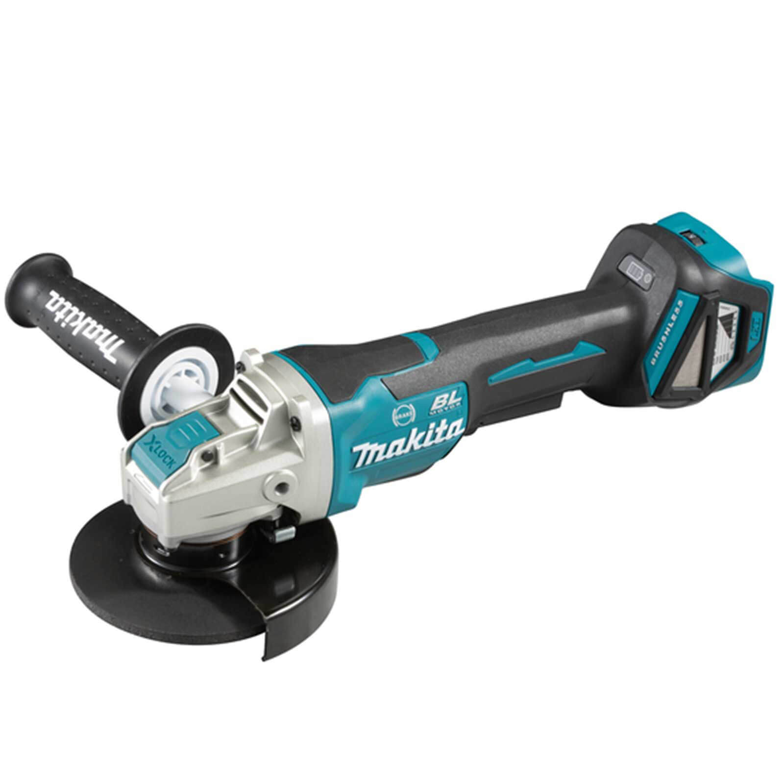 Makita Dga519Z 18V Cordless Brushless X-Lock Angle Grinder Li-Ion 125mm - Bare