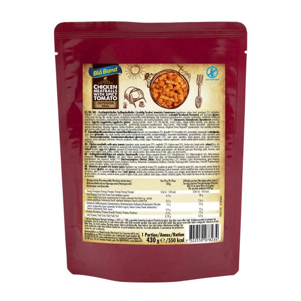 Outmeals Bla Band Chicken Meatballs with Spicy Tomato