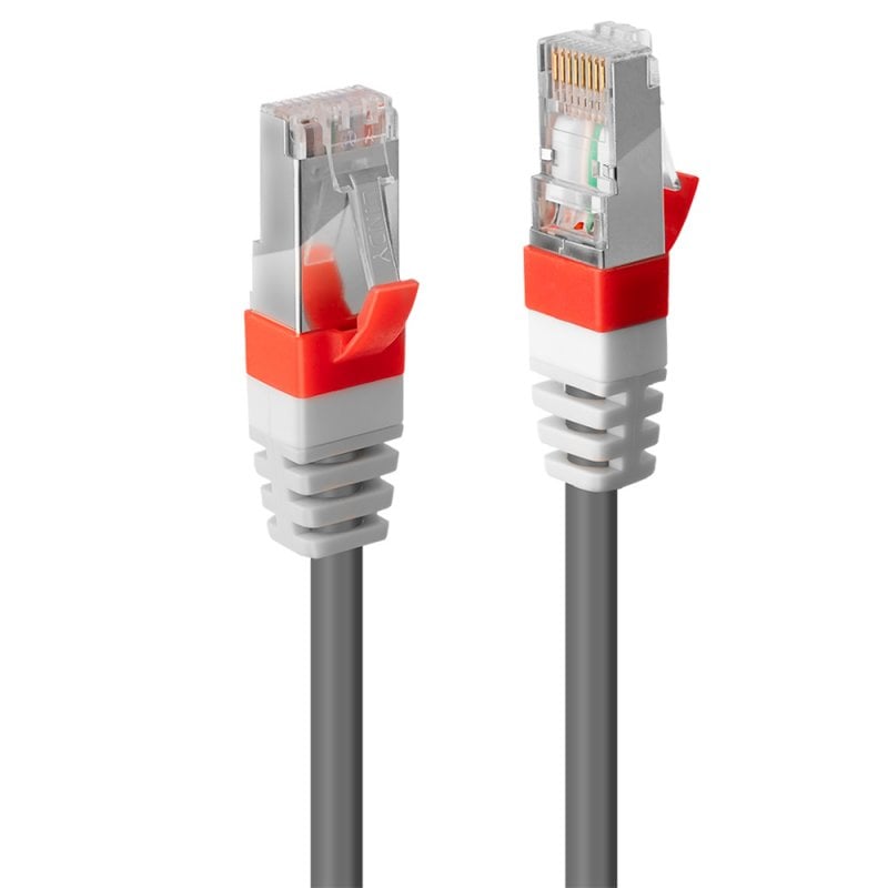 LINDY 0.3m CAT6a SSTP LS0H Network Cable, Grey