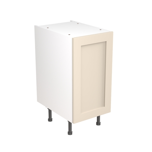 KitchenKIT Shaker 40cm Base Cabinet - Matt Cashmere