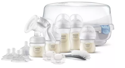 Philips Avent 6-tlg. Starter-Set, Handmilchpumpe, ab Geburt