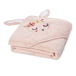 La Redoute Interieurs Florence Rabbit 100% Organic Cotton Terry Hooded Bathrobe by La Redoute
