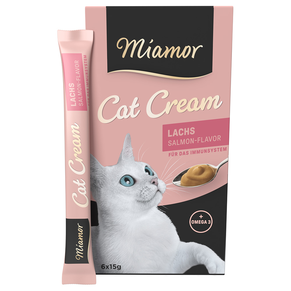 Mi Amor Miamor Cat Snack Salmon-Cream - Saver Pack: 24 x 15g
