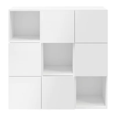 GoodHome Atomia Freestanding White Small Bookcases, Shelving Units & Display Cabinets (H)1125mm