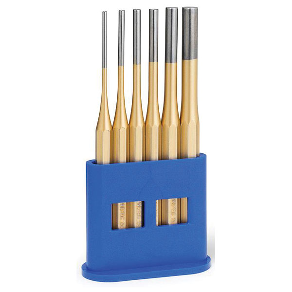 Rennsteig 425 170 0 Pin Punches Standard - Plastic Stand - 6 Piece