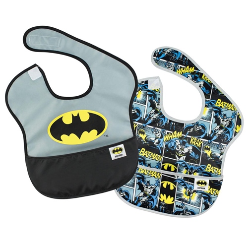 Bumkins DC Comics Super Bib - (Pack of 2) - Batman