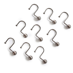 AM PM Am.pm Set Of 10 Copalme Curtain Hooks For Little Eyelets