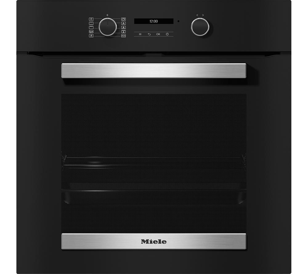 Miele H2465BP Electric Smart Oven - Obsidian Black, Black