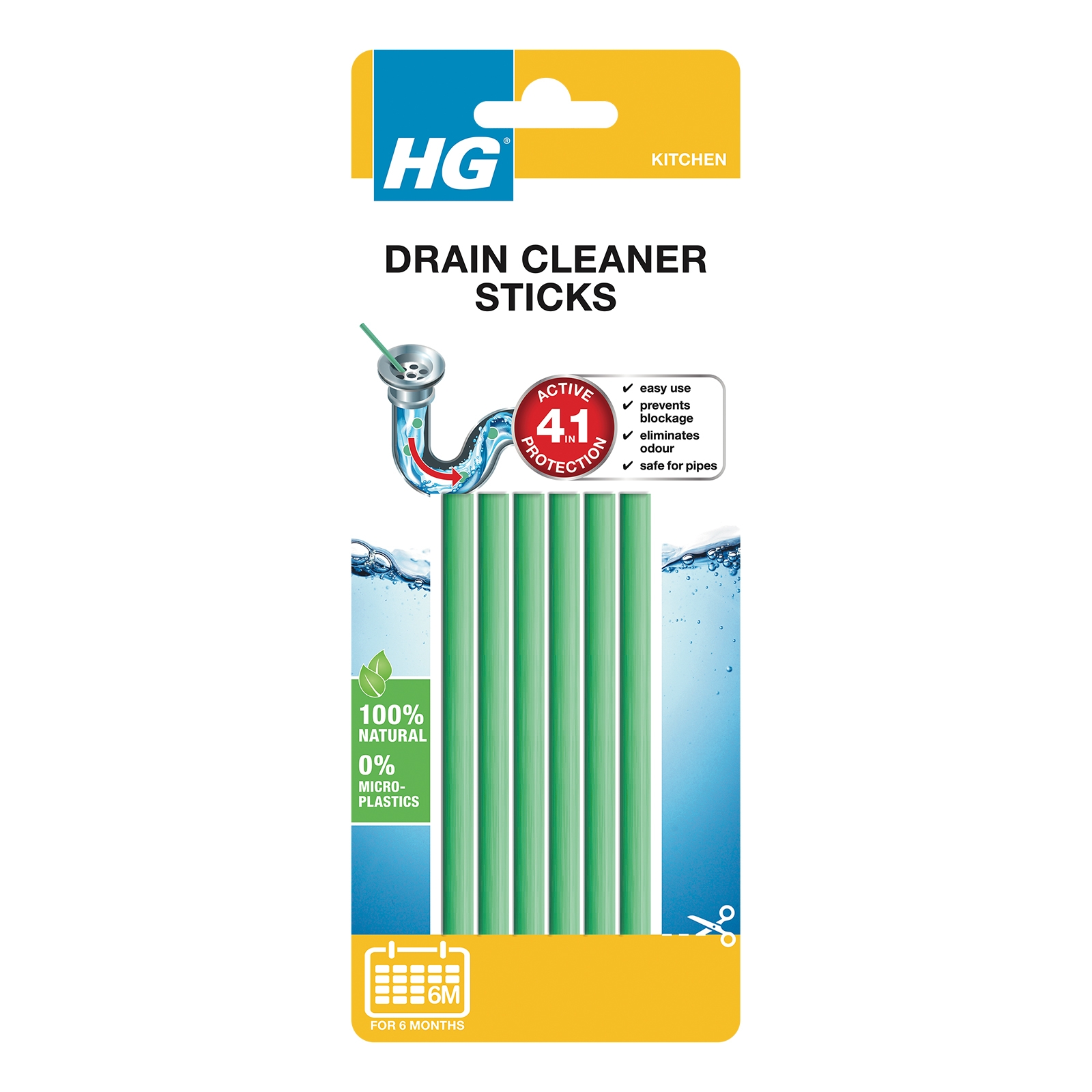 HG Drain Cleaner Sticks