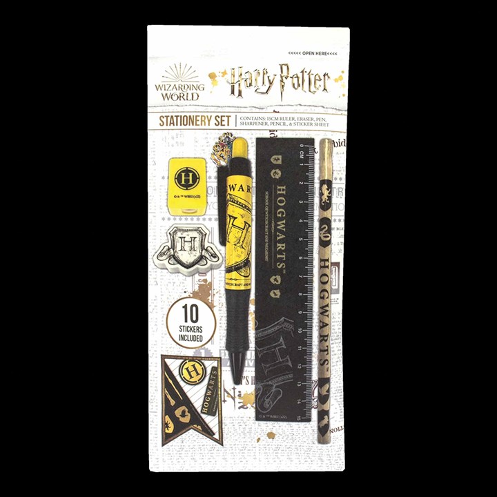 Otros Fabricantes Set de Papelería Harry Potter Hogwarts Yellow