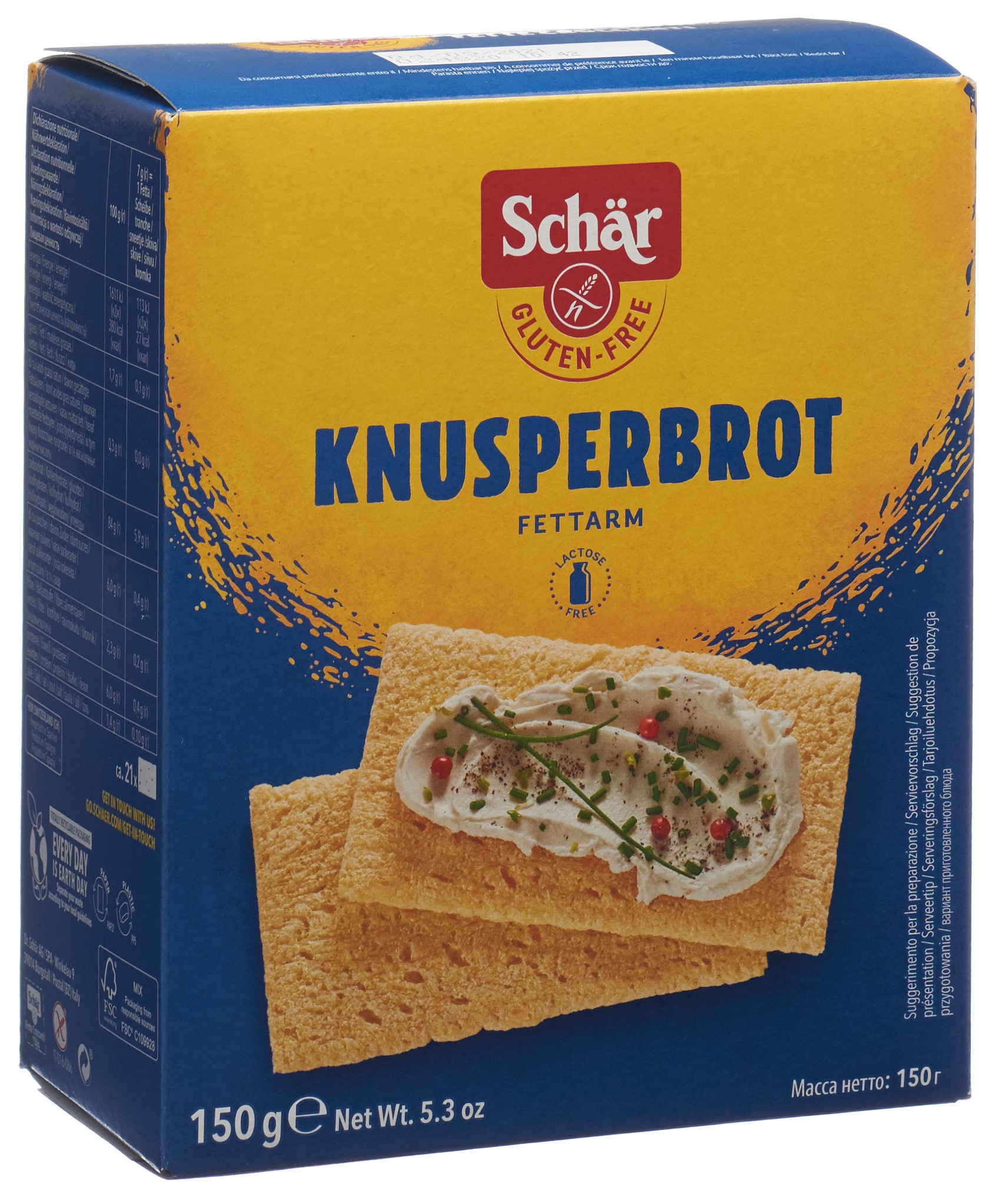 Schar Schär Gluten Free Crispbread 150g