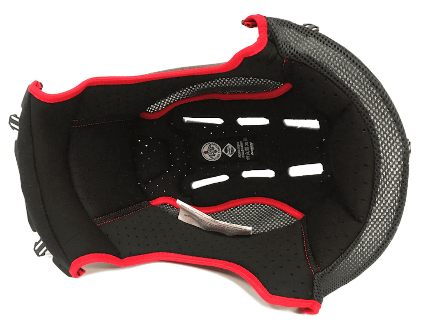 Nolan N21/Visor Clima Comfort Inner Lining, black-red, Size S, black-red, Size S