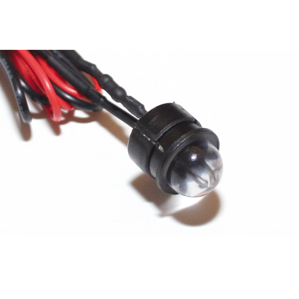 LED indicator light (red), red