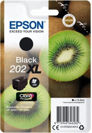 Epson C13T02G14020 Standard Original Inkjet Cartridges - Black - Brand New
