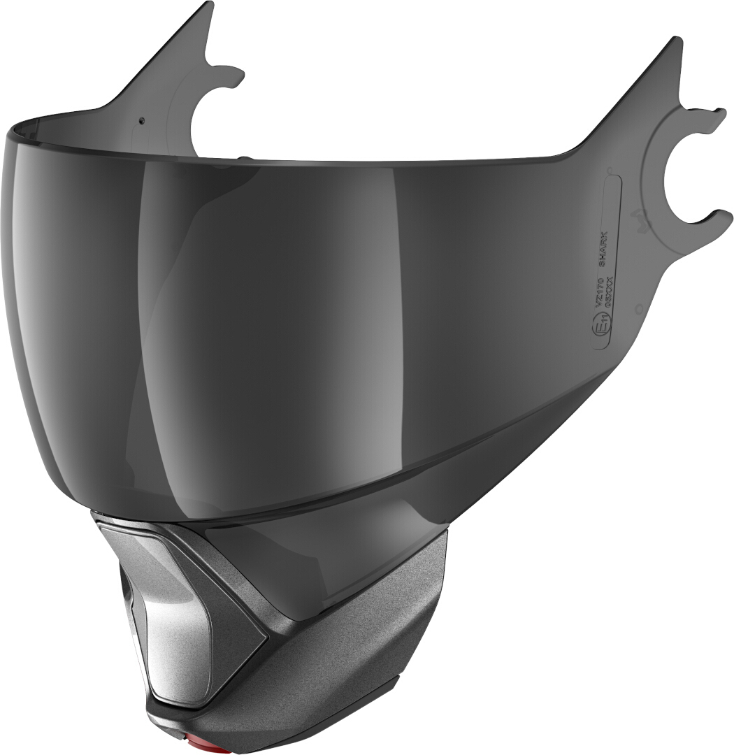 Shark Visor Evojet Smoke A.K A.C + Chin Piece Graphite Gray Glossy