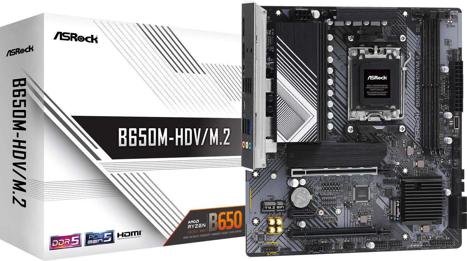 ASRock B650m-hdv/m.2 Amd B650 Socket Am5 Micro Atx