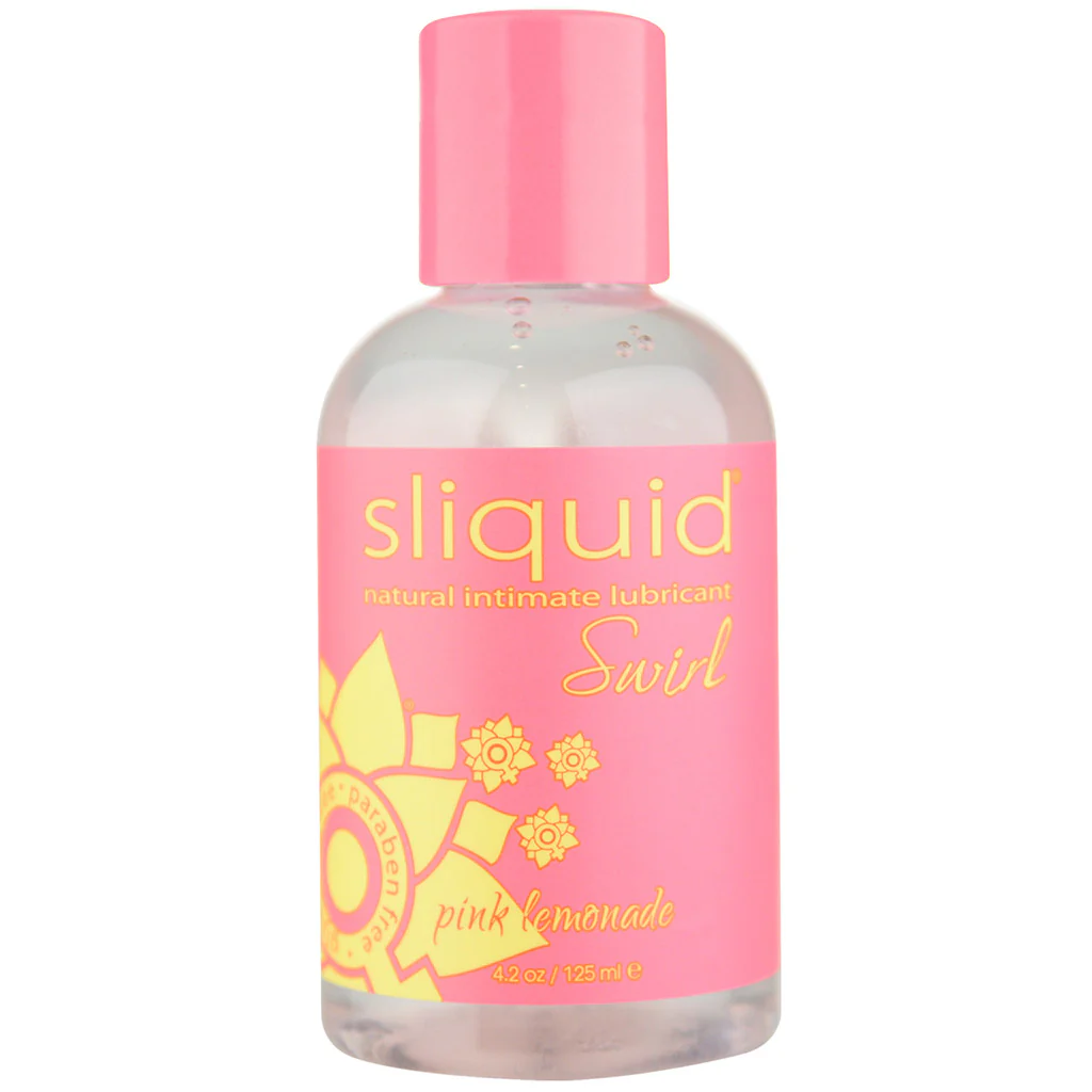 Sliquid Naturals Swirl Flavoured Lubricants-Pink Lemonade