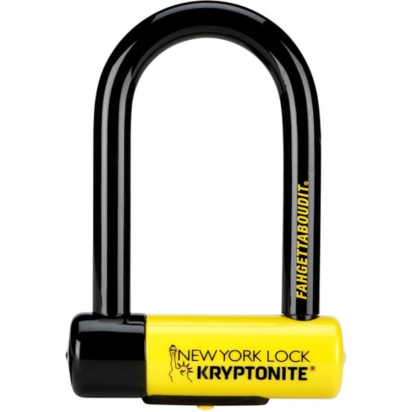 Kryptonite New York FAHGETTABOUDIT Mini D Lock Sold Secure Diamond